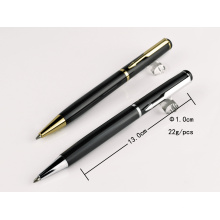 Cadeau promotionnel métal Ballpen, stylo à bille métallique avec Cap magnétique de marque